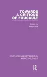 Towards a critique of Foucault cover