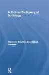 A Critical Dictionary of Sociology cover