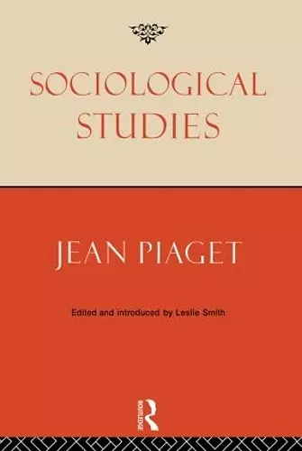 Sociological Studies cover