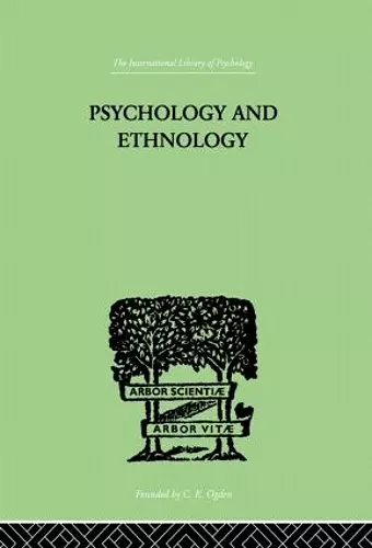 Psychology and Ethnology cover