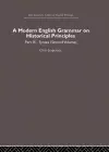 A Modern English Grammar on Historical Principles cover