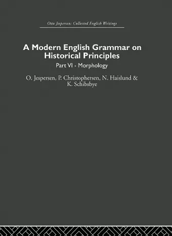 A Modern English Grammar on Historical Principles cover