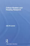 Critical Realism and Housing Research cover