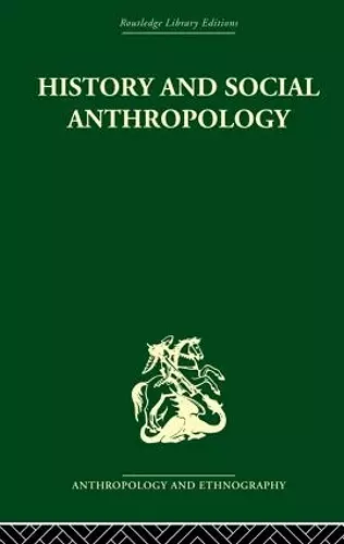 History and Social Anthropology cover