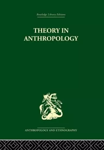 Theory in Anthropology cover