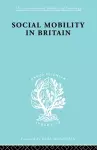 Social Mobility in Britain cover