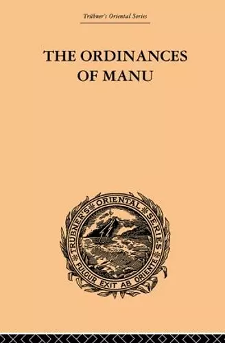 The Ordinances of Manu cover