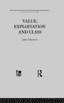 Value, Exploitation and Class cover