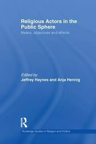 Religious Actors in the Public Sphere cover