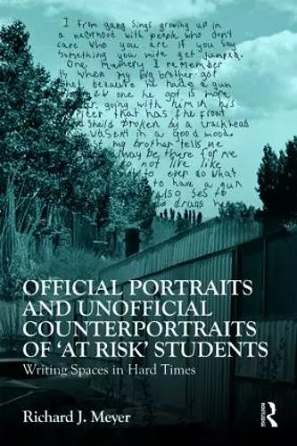 Official Portraits and Unofficial Counterportraits of At Risk Students cover