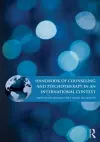 Handbook of Counseling and Psychotherapy in an International Context cover