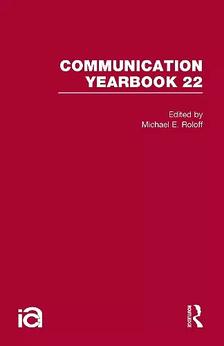 Communication Yearbook 22 cover