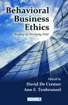 Behavioral Business Ethics cover