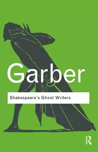 Shakespeare's Ghost Writers cover