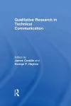 Qualitative Research in Technical Communication cover