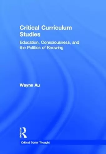 Critical Curriculum Studies cover