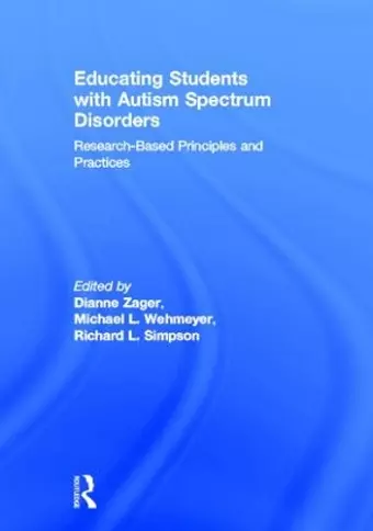 Educating Students with Autism Spectrum Disorders cover