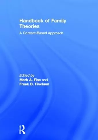 Handbook of Family Theories cover