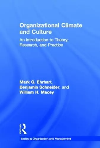 Organizational Climate and Culture cover