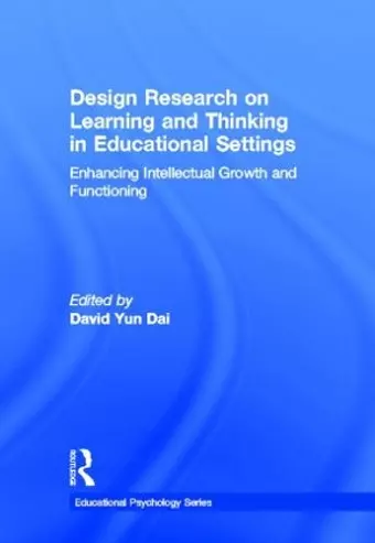 Design Research on Learning and Thinking in Educational Settings cover