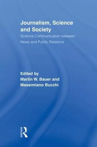 Journalism, Science and Society cover