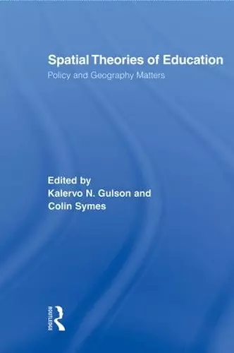 Spatial Theories of Education cover