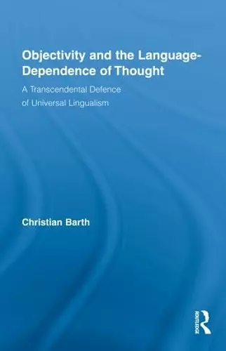 Objectivity and the Language-Dependence of Thought cover