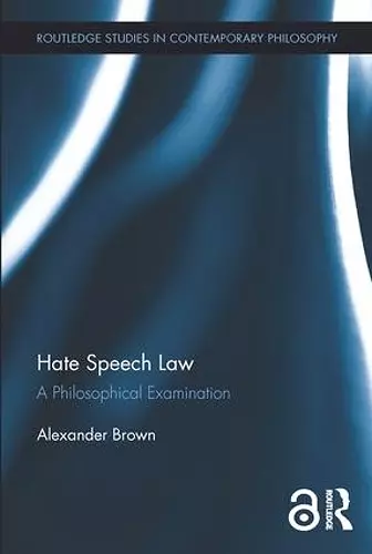 Hate Speech Law cover