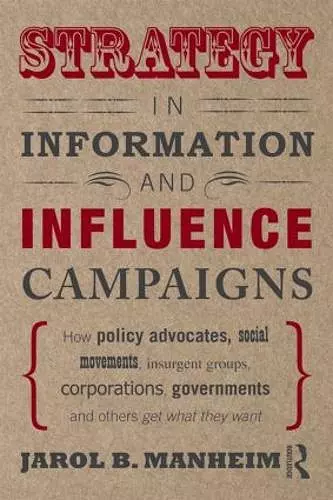 Strategy in Information and Influence Campaigns cover