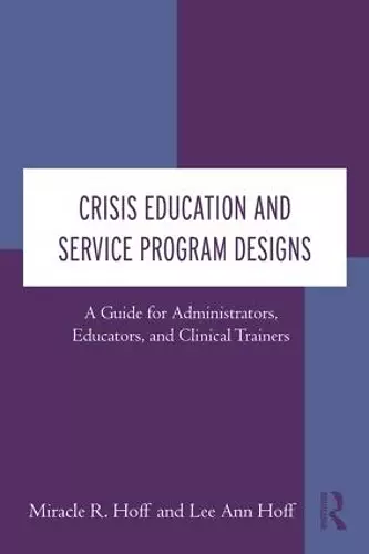 Crisis Education and Service Program Designs cover