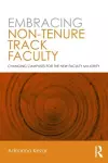 Embracing Non-Tenure Track Faculty cover