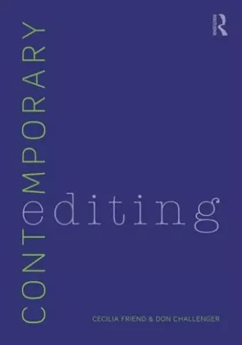 Contemporary Editing cover