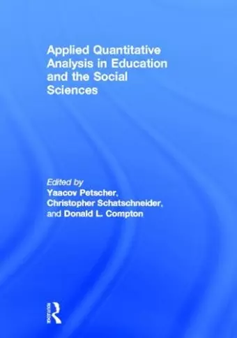 Applied Quantitative Analysis in Education and the Social Sciences cover