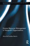 Human Resource Management in Nonprofit Organizations cover