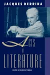 Acts of Literature cover