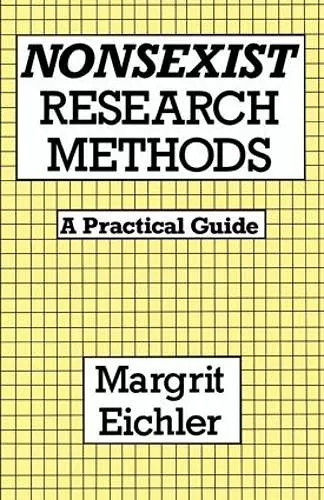 Nonsexist Research Methods cover