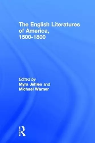 The English Literatures of America cover