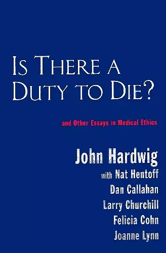 Is There a Duty to Die? cover