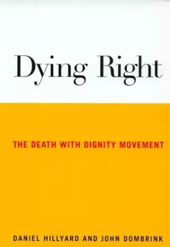 Dying Right cover