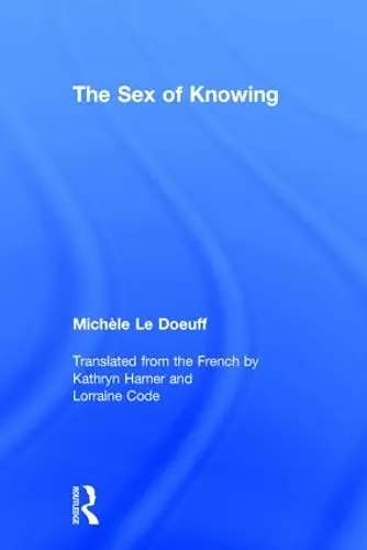 The Sex of Knowing cover