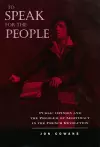 To Speak for the People cover