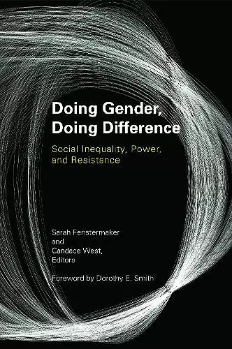 Doing Gender, Doing Difference cover