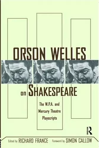 Orson Welles on Shakespeare cover