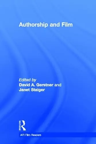 Authorship and Film cover