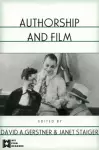 Authorship and Film cover