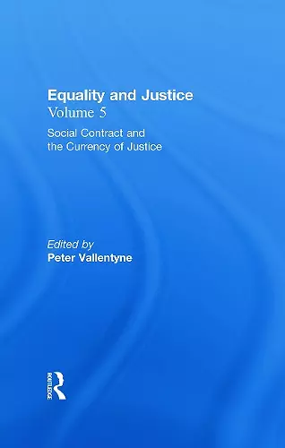 Social Contract and the Currency of Justice cover