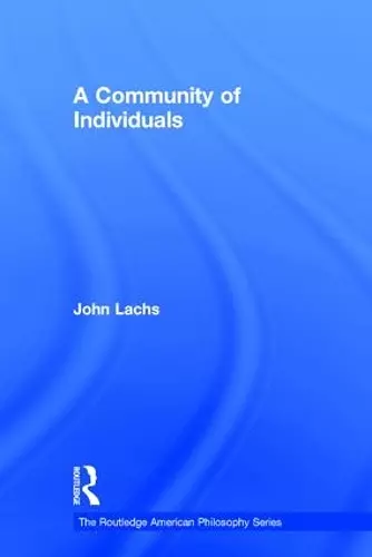 A Community of Individuals cover