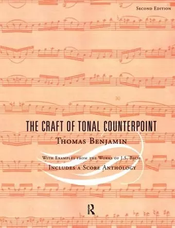 The Craft of Tonal Counterpoint cover