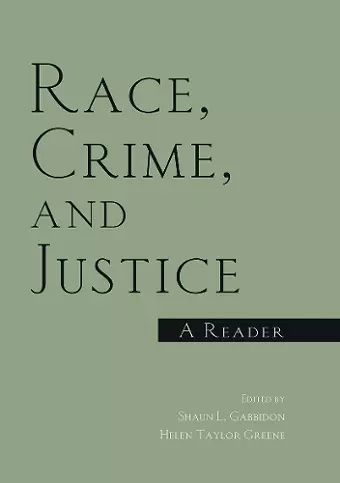 Race, Crime, and Justice cover