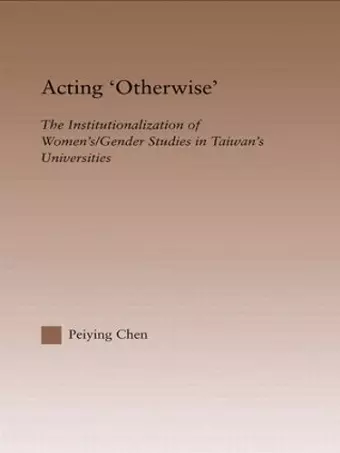 Acting Otherwise cover